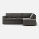 Glozin II Sectional Sofa in Latex—Sand