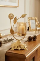 Candle Holders Gold - 1 Candle
