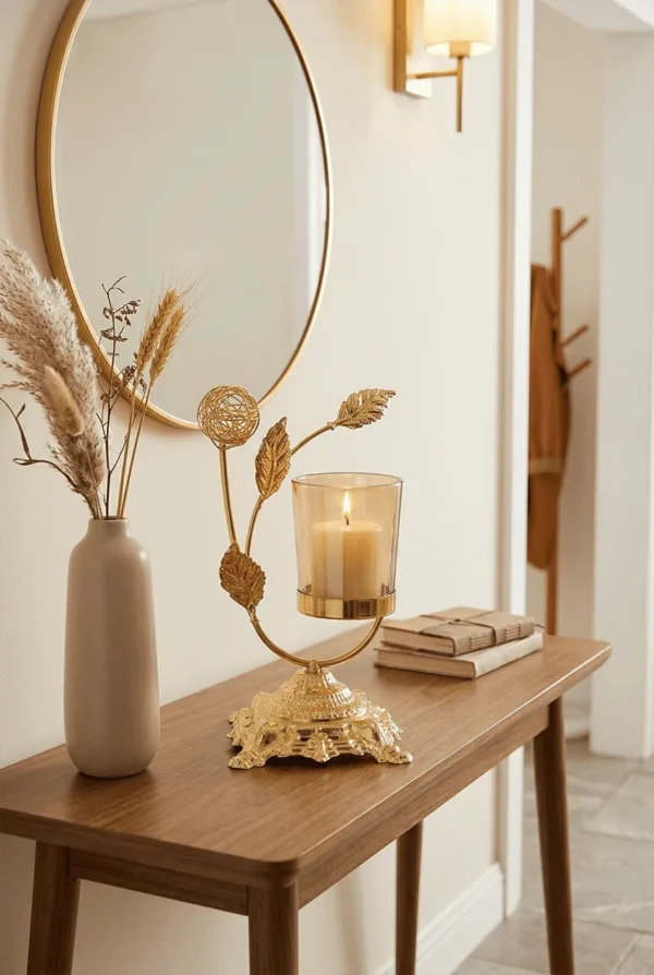 Candle Holders Gold - 1 Candle