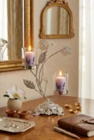 Candle Holders Silver - 2 Candles