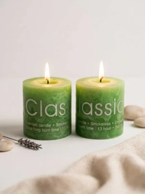 Center Cylinder Candles