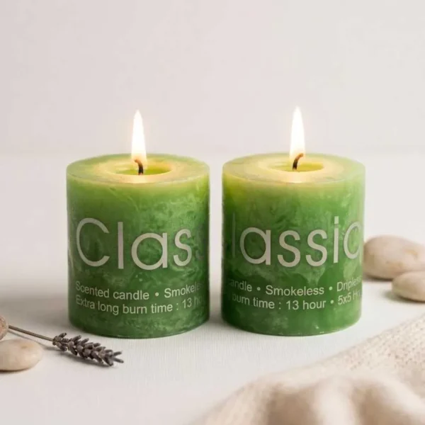 Center Cylinder Candles