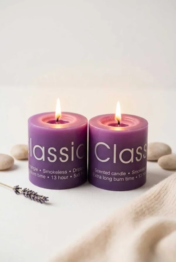 Center Cylinder Candles