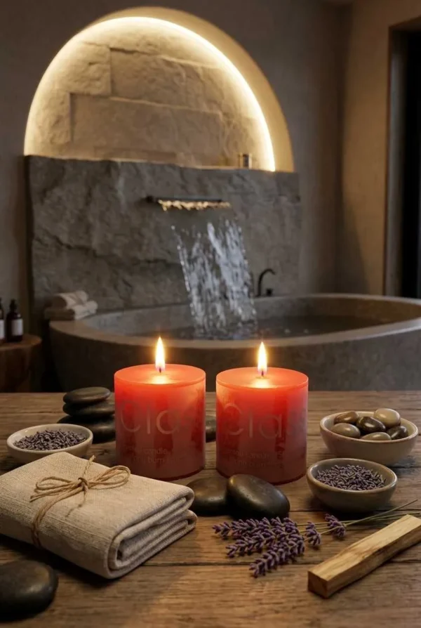 Center Cylinder Candles