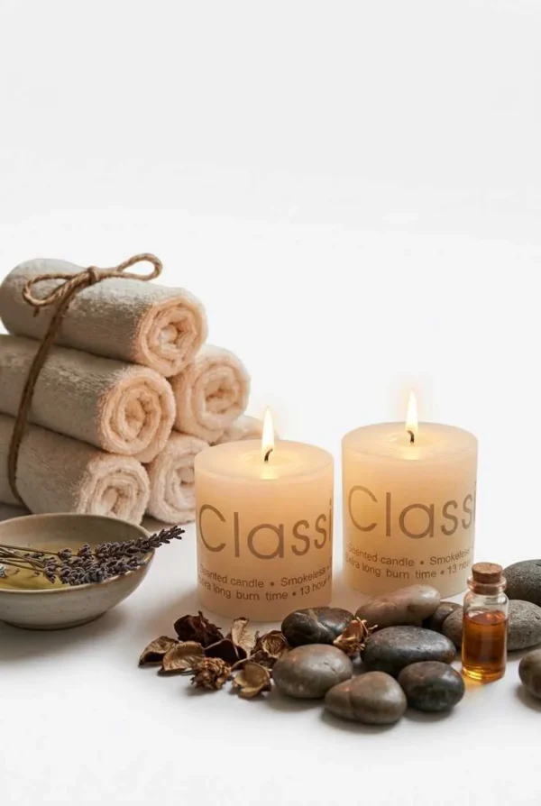 Center Cylinder Candles