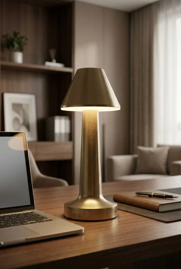 Elivera Aura Metal LED Desk Lamp - Premium Touch Control Table Light