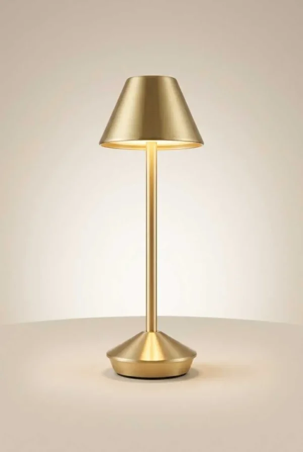 Elivera Aura Tall Metal LED Desk Lamp - Premium Touch Table Light