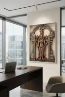 Elivera Divya Balaji Wall Panel with Arch Frame - Premium Classic Finish