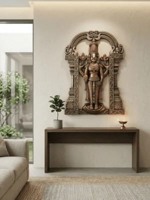 Elivera Divya Balaji Wall Panel with Arch Frame - Premium Classic Finish