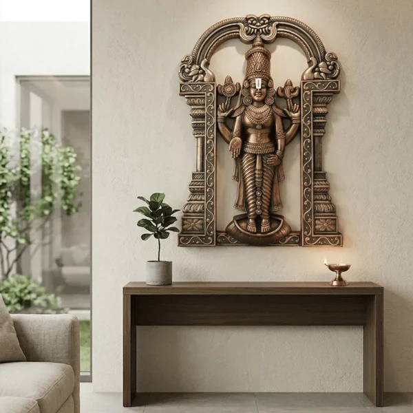 Elivera Divya Balaji Wall Panel with Arch Frame - Premium Classic Finish