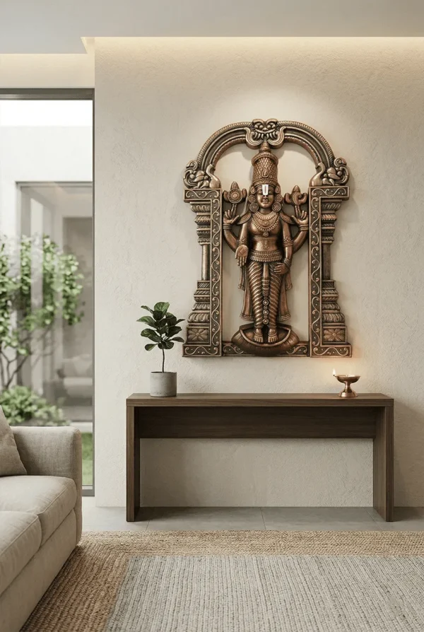 Elivera Divya Balaji Wall Panel with Arch Frame - Premium Classic Finish