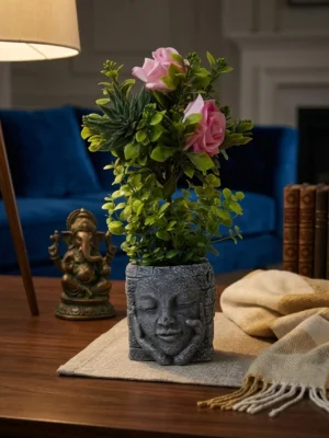Elivera Expression Face Planter – Rose Hold Stone Pot