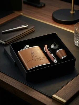 Elivera Gentleman’s Heritage Flask Set – Walker Edition 2