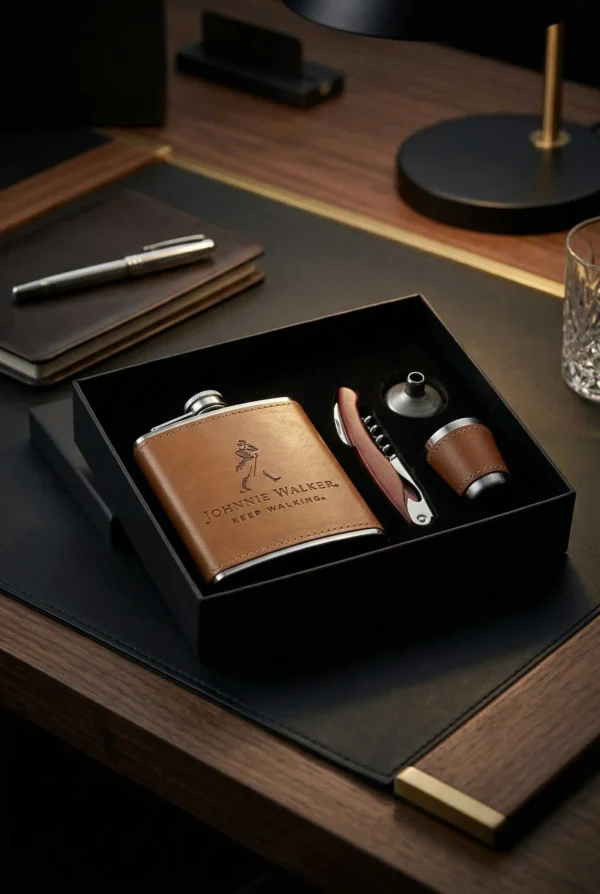 Elivera Gentleman’s Heritage Flask Set - Walker Edition