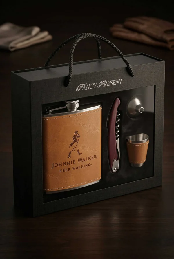 Elivera Gentleman’s Heritage Flask Set - Walker Edition