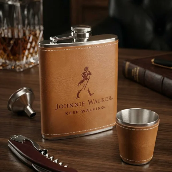 Elivera Gentleman’s Heritage Flask Set - Walker Edition