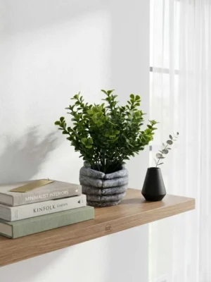 Elivera HoldNature Hand Planter - Classic Green Stone Pot