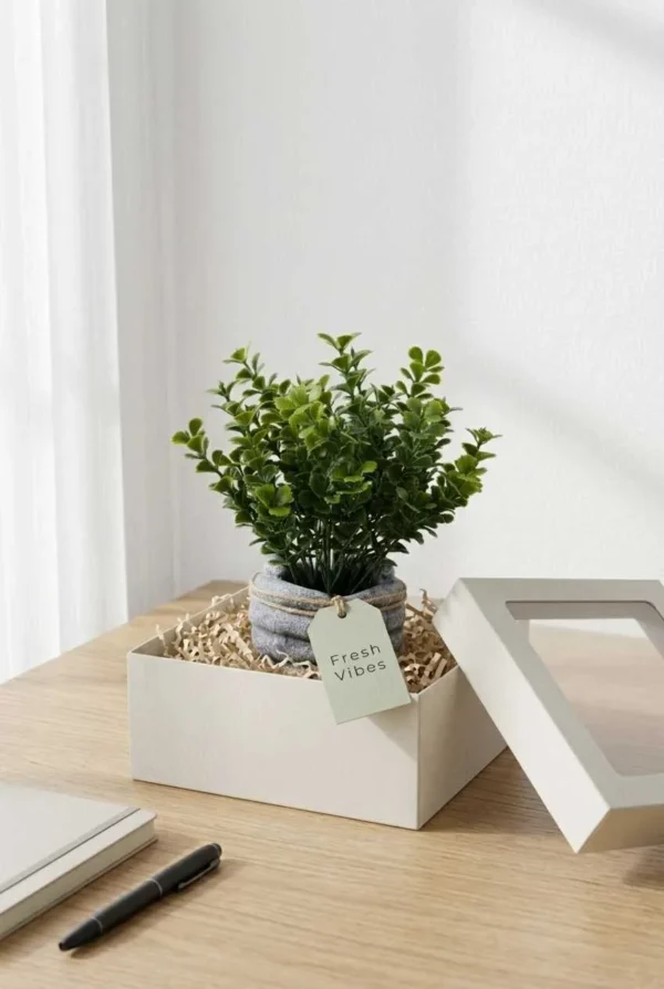 Elivera HoldNature Hand Planter - Classic Green Stone Pot