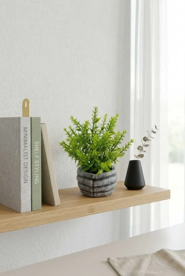 Elivera HoldNature Hand Planter - Fine Leaf Stone Pot