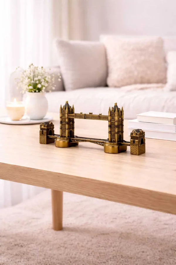 Elivera London Tower Bridge Miniature Décor - Iconic Architectural Collectible for Elegant Spaces