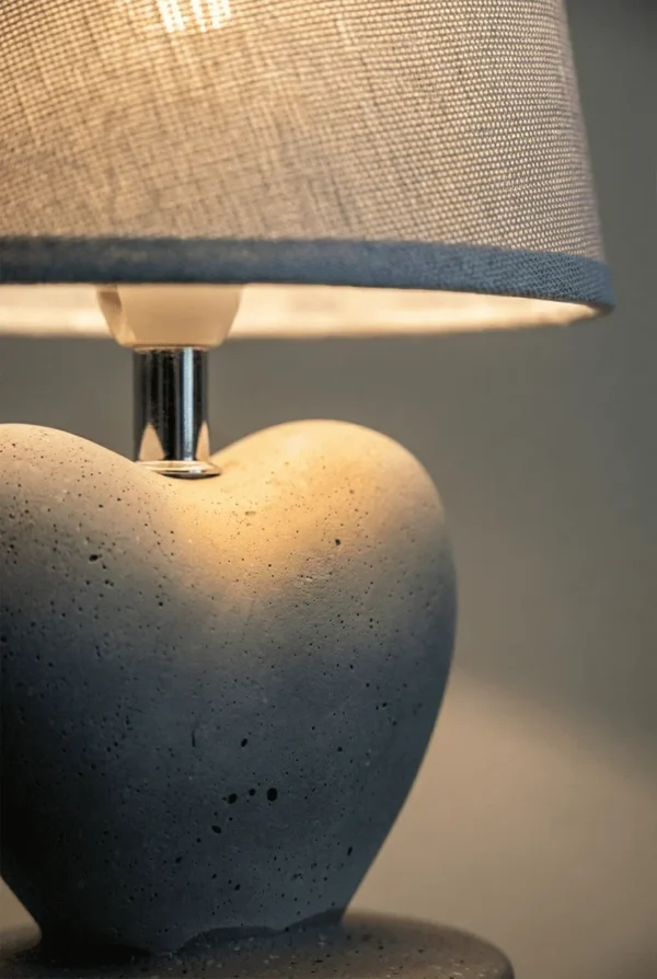 Elivera Love Heart Ceramic Table Lamp