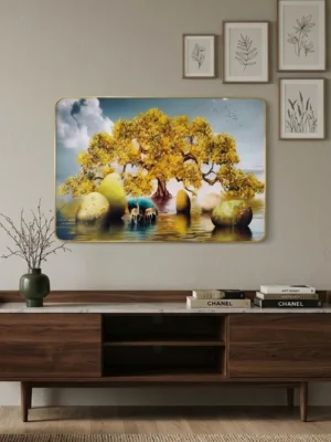 Elivera Sacred Golden Tree of Life Canvas 2