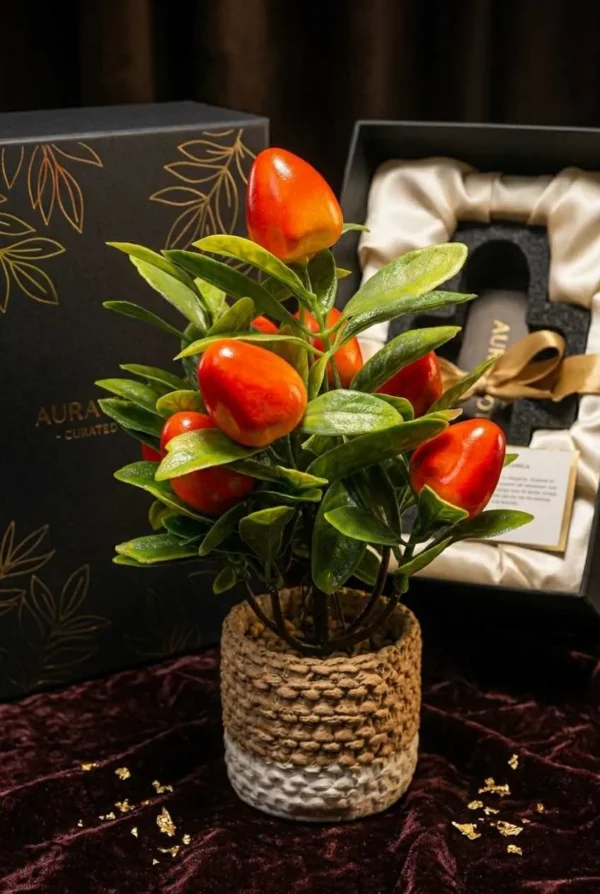 Elivera Strawberry Nest - Dual Tone Stone Pot