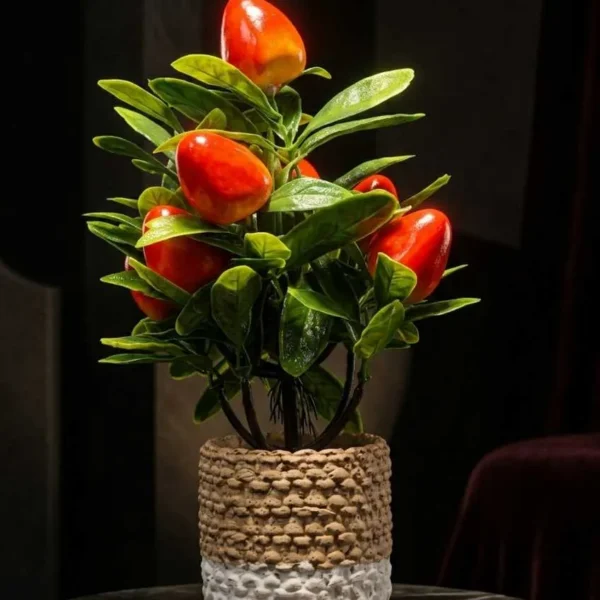 Elivera Strawberry Nest - Dual Tone Stone Pot