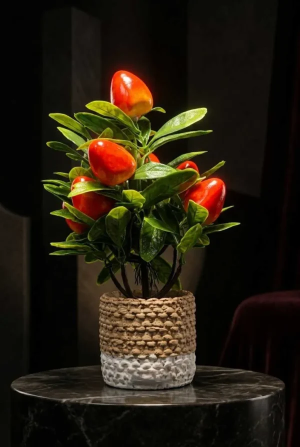 Elivera Strawberry Nest - Dual Tone Stone Pot