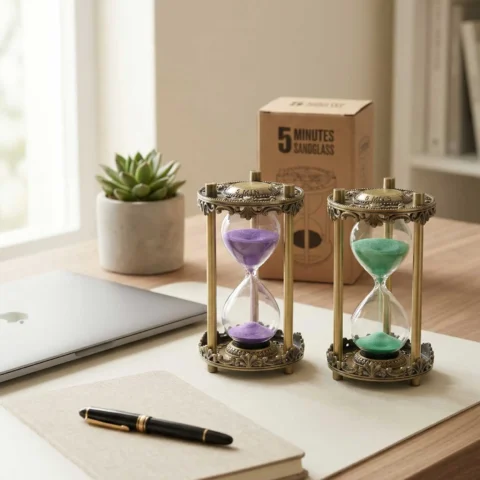 Elivera Vintage Ornate Sand Timer 8