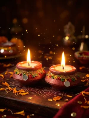 Matka Shape Candles 2