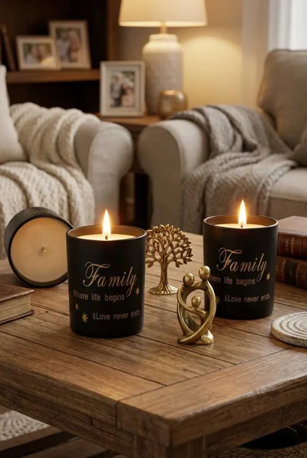 Scented Candles with Note