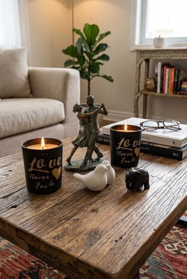 Scented Candles with Note