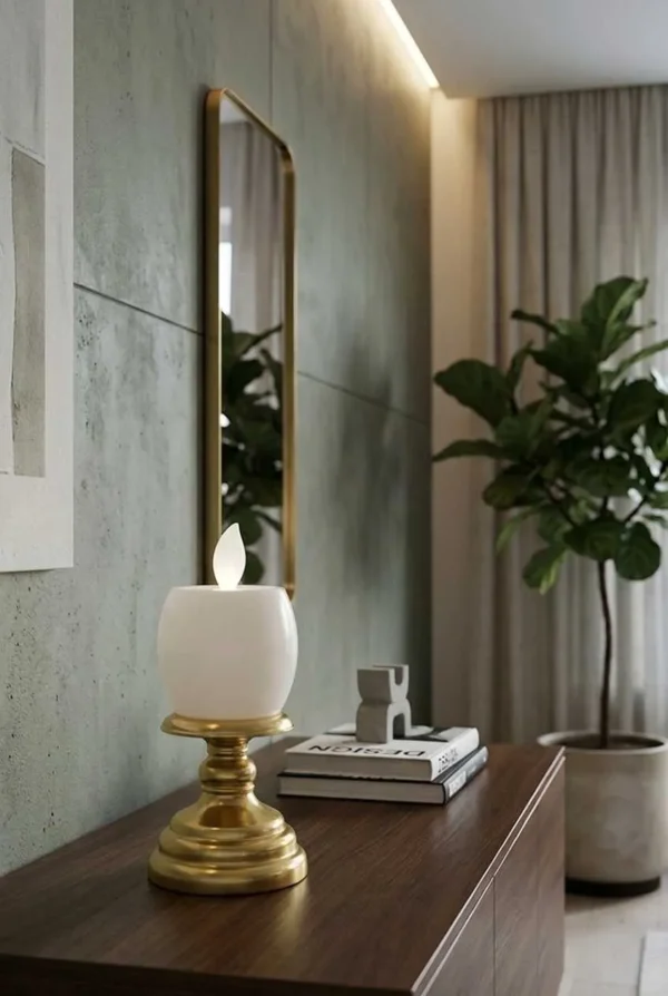 Tea Light Lamp - Round Shape