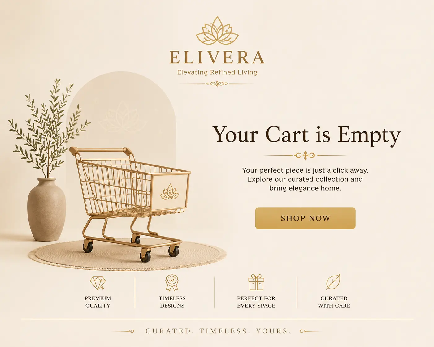 Elivera Empty Cart