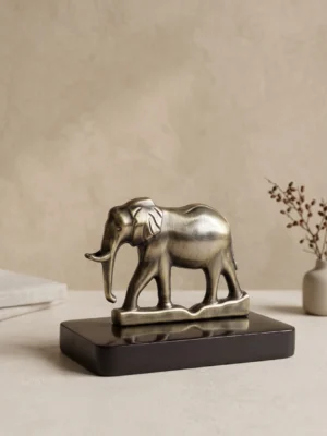 Elivera Regal Elephant – Antique Elephant Showpiece & Gift
