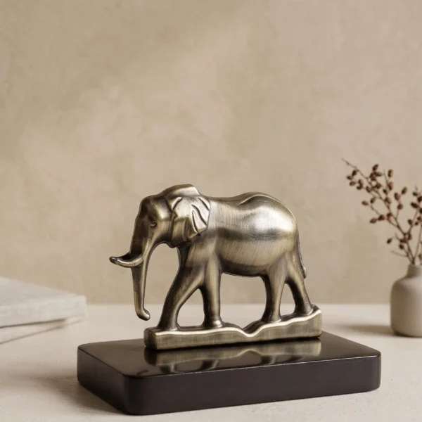 Elivera Regal Elephant – Antique Elephant Showpiece & Gift